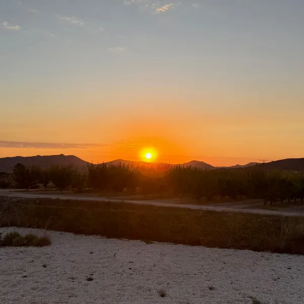 Foto: landschap rond Hondón de las Nieves